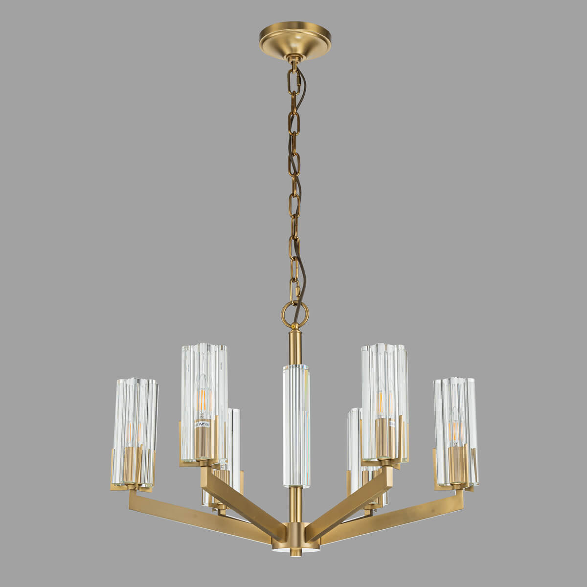 Подвесная люстра Belfast Malone 6035-6 BR CL 2