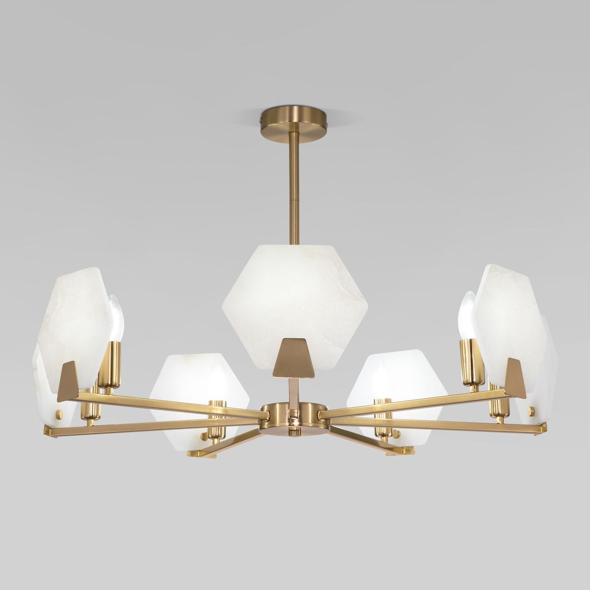 Потолочная люстра Eurosvet Marble 60158/7 латунь 4