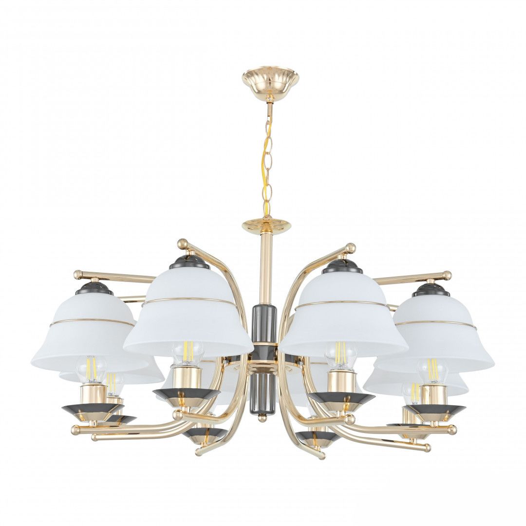 Подвесная люстра Arte Milano Florentia-1240 301240/8 Bk/Gd