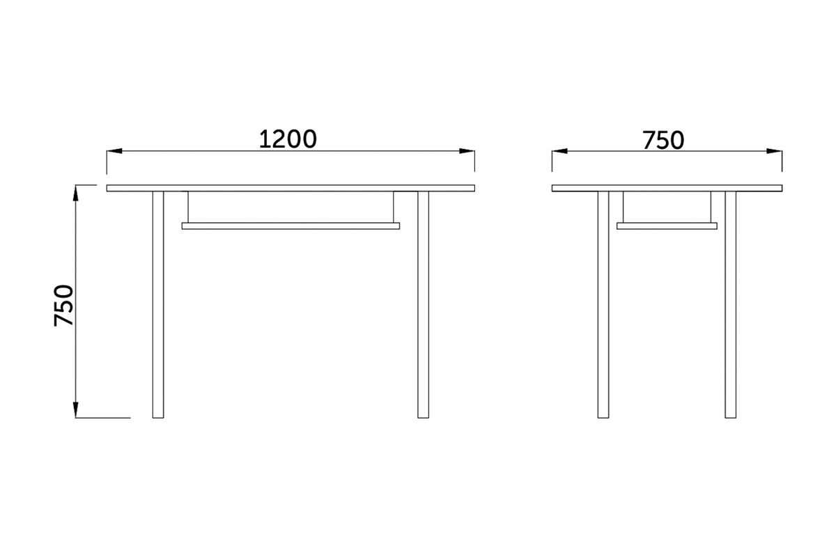 Кухонный стол AksHome Dario прозрачный, закаленное стекло 59162 1