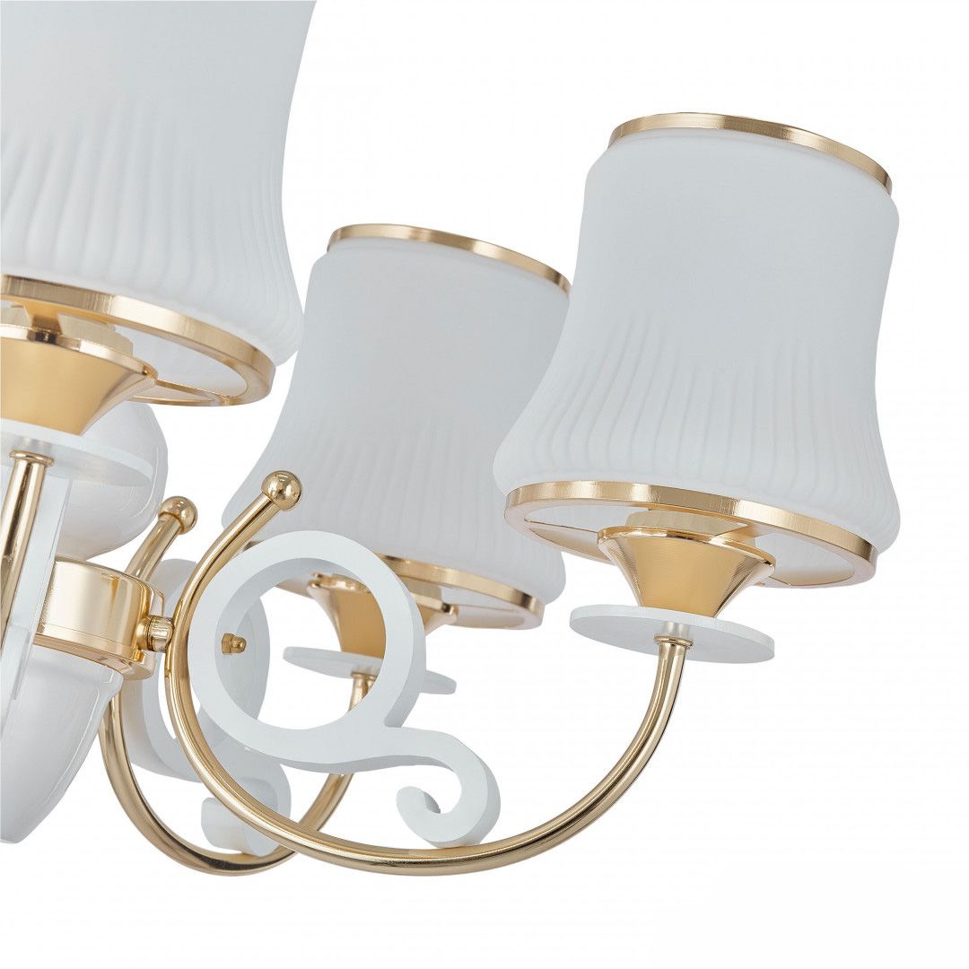 Подвесная люстра Arte Milano Florentia-1097 301097/8 Wh/Gd 4