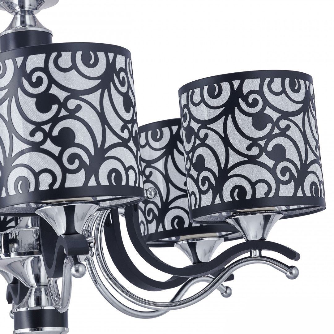Подвесная люстра Arte Milano Florentia-4957 304957/6 Bk/Ni 3