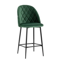 Полубарный стул Stool Group Марсель велюр зеленый AV 408-H30-08(PP)