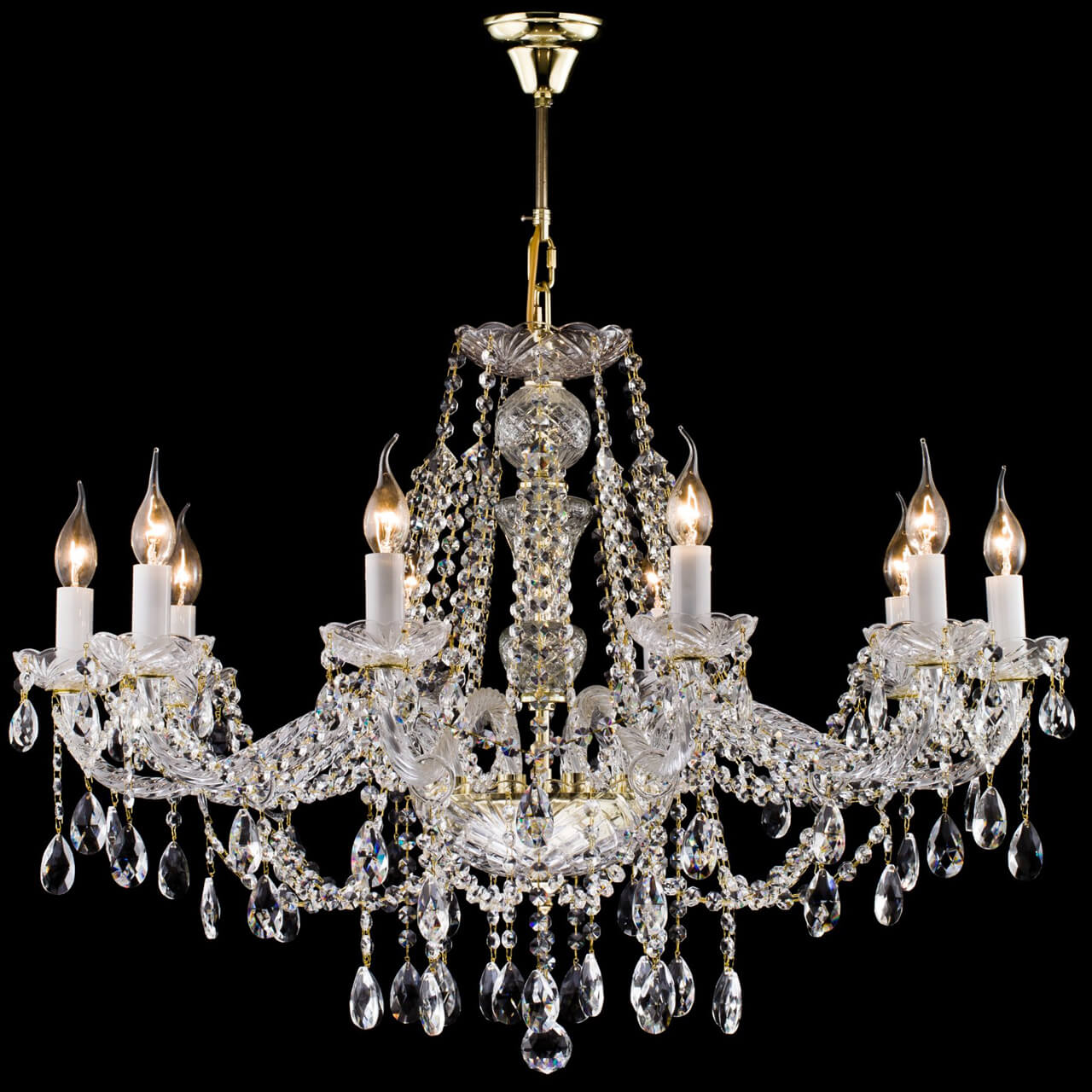 Подвесная люстра Maytoni Beatrix DIA019-10-G 1