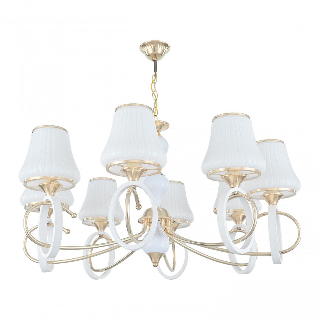Подвесная люстра Arte Milano Florentia-2387 302387/8 Wh/Gd 1