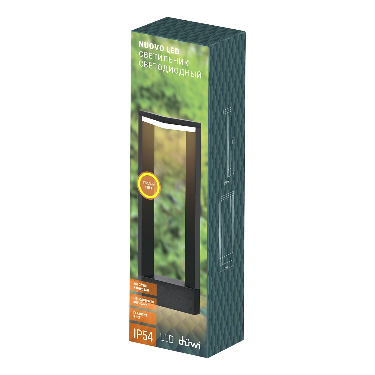 Садово-парковый светодиодный светильник Duwi Nuovo LED 24382 3 2