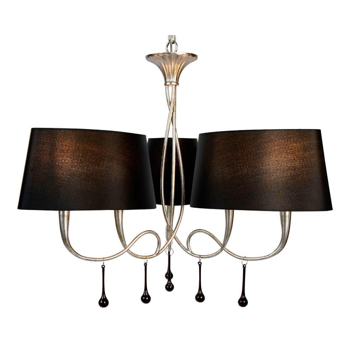 Подвесная люстра Mantra Paola Painted Silver 3530 5