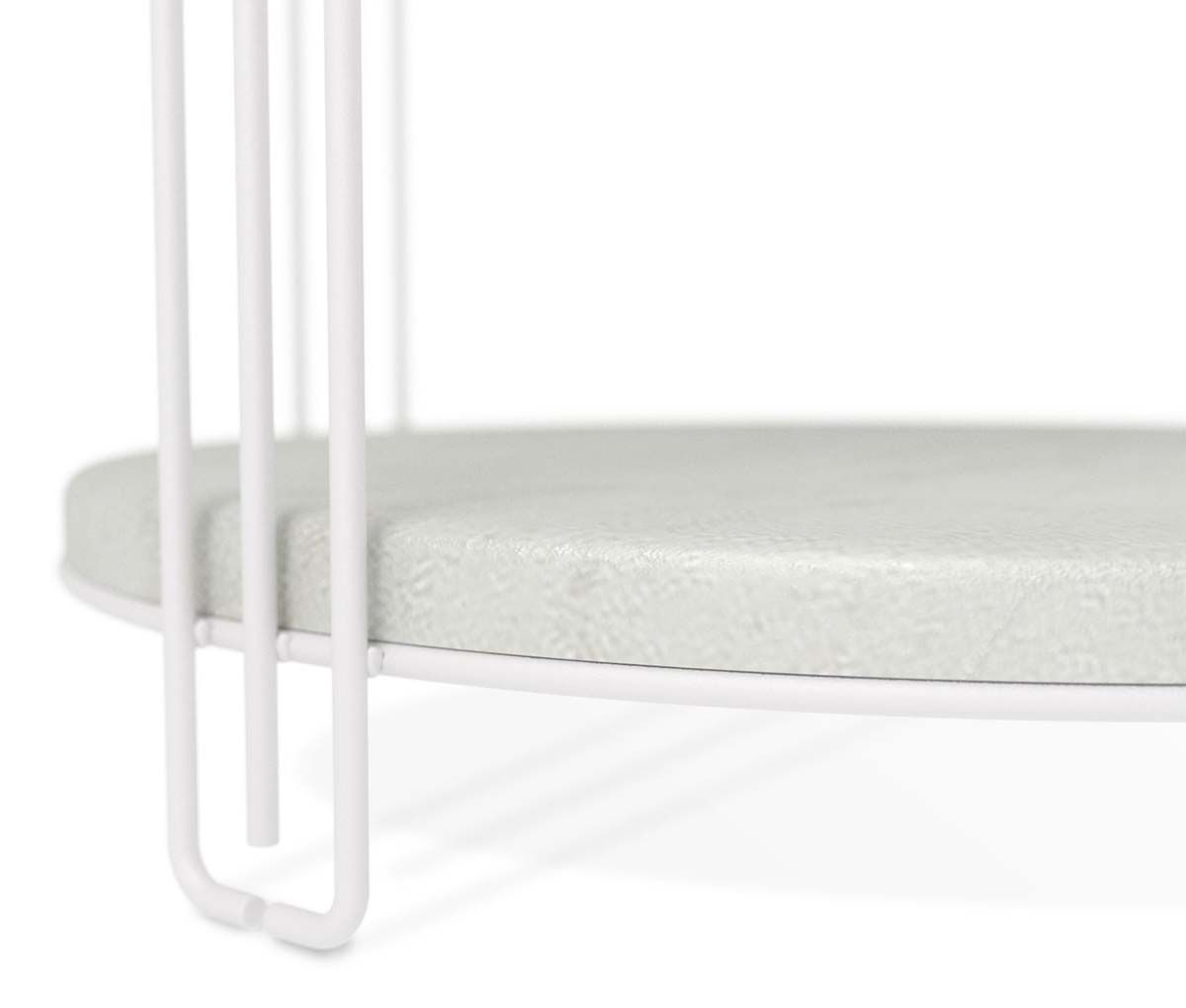 Кофейный стол Sheffilton SHT-CT32-1 белый муар/бетон лофт 6017387201 3