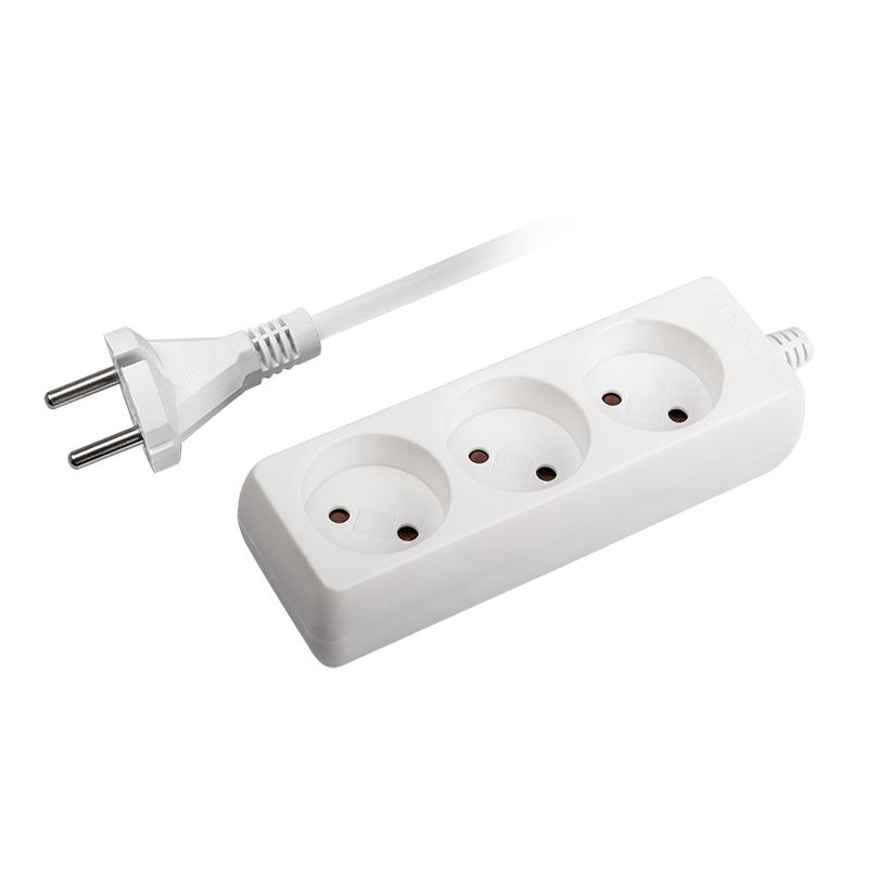 Удлинитель ФАZA 3гн 1,5м б/з шторки FE-03-150