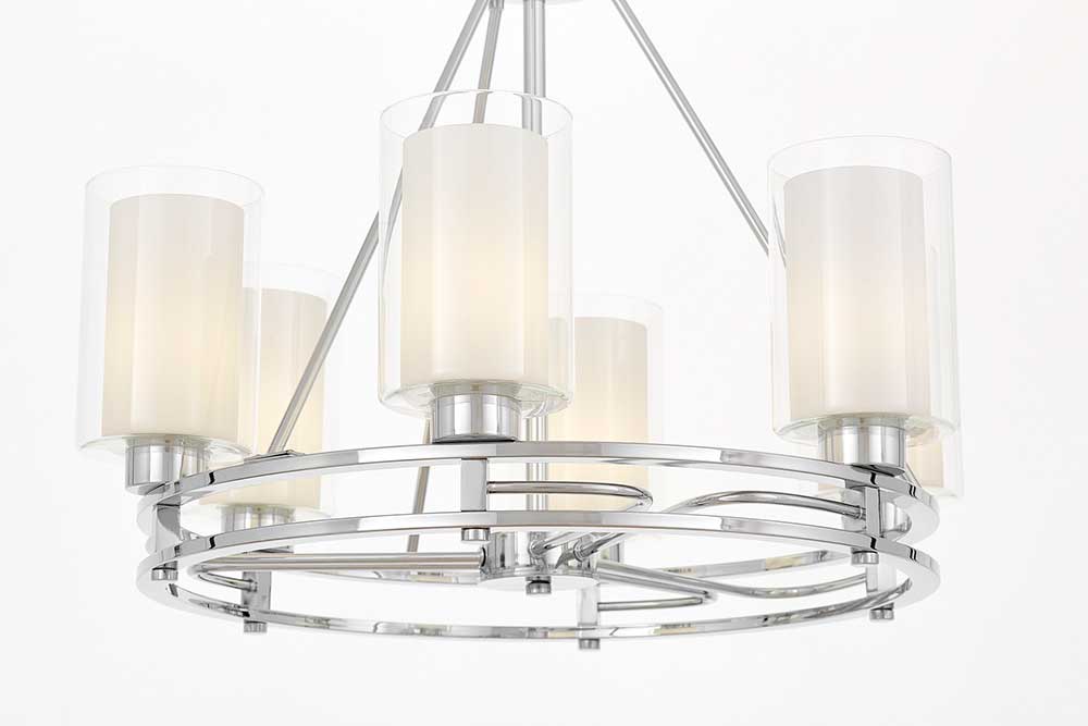 Подвесная люстра Lumina Deco Marietta LDP 8025-6 CHR+WT 3