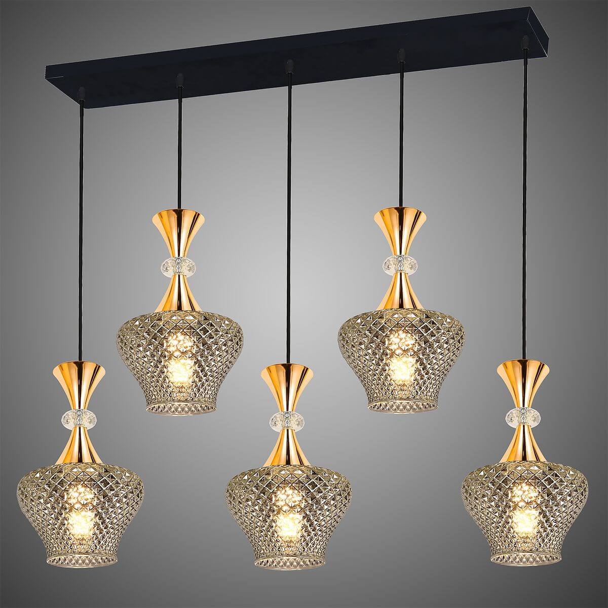 Подвесной светильник Reluce 09004-0.9-05L Smoke 2