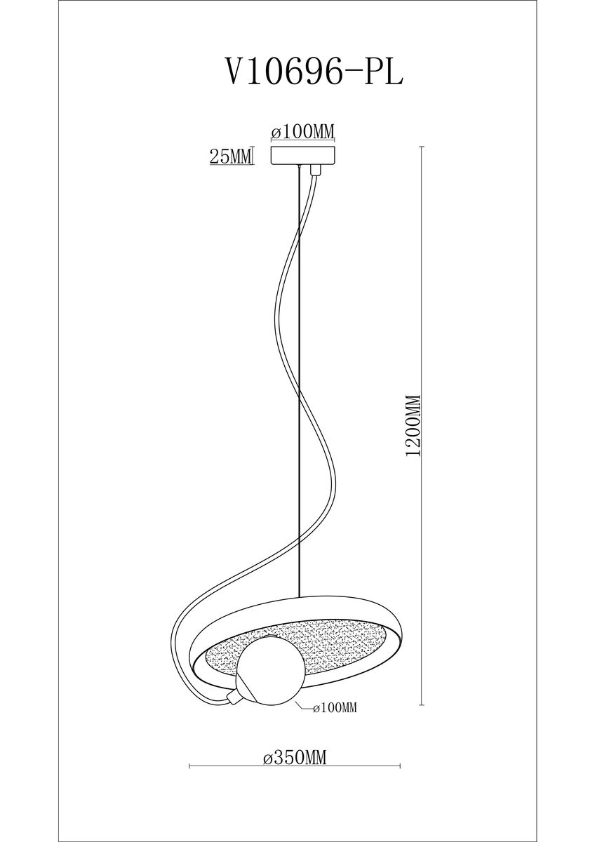 Подвесной светильник Moderli Cosmi V10696-PL 1