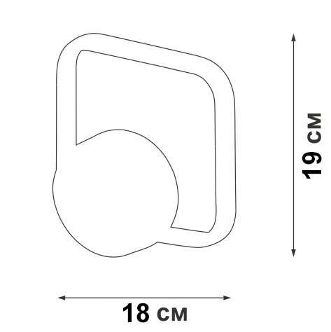 Настенный светодиодный светильник Vitaluce V04612-03/1A изображение 2 Настенный светодиодный светильник Vitaluce V04612-03/1A Фото № 2