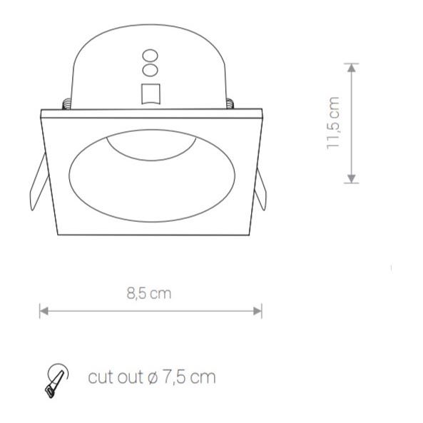 Встраиваемый светильник Nowodvorski Delta 8368 изображение 3 Встраиваемый светильник Nowodvorski Delta 8368 Фото № 3