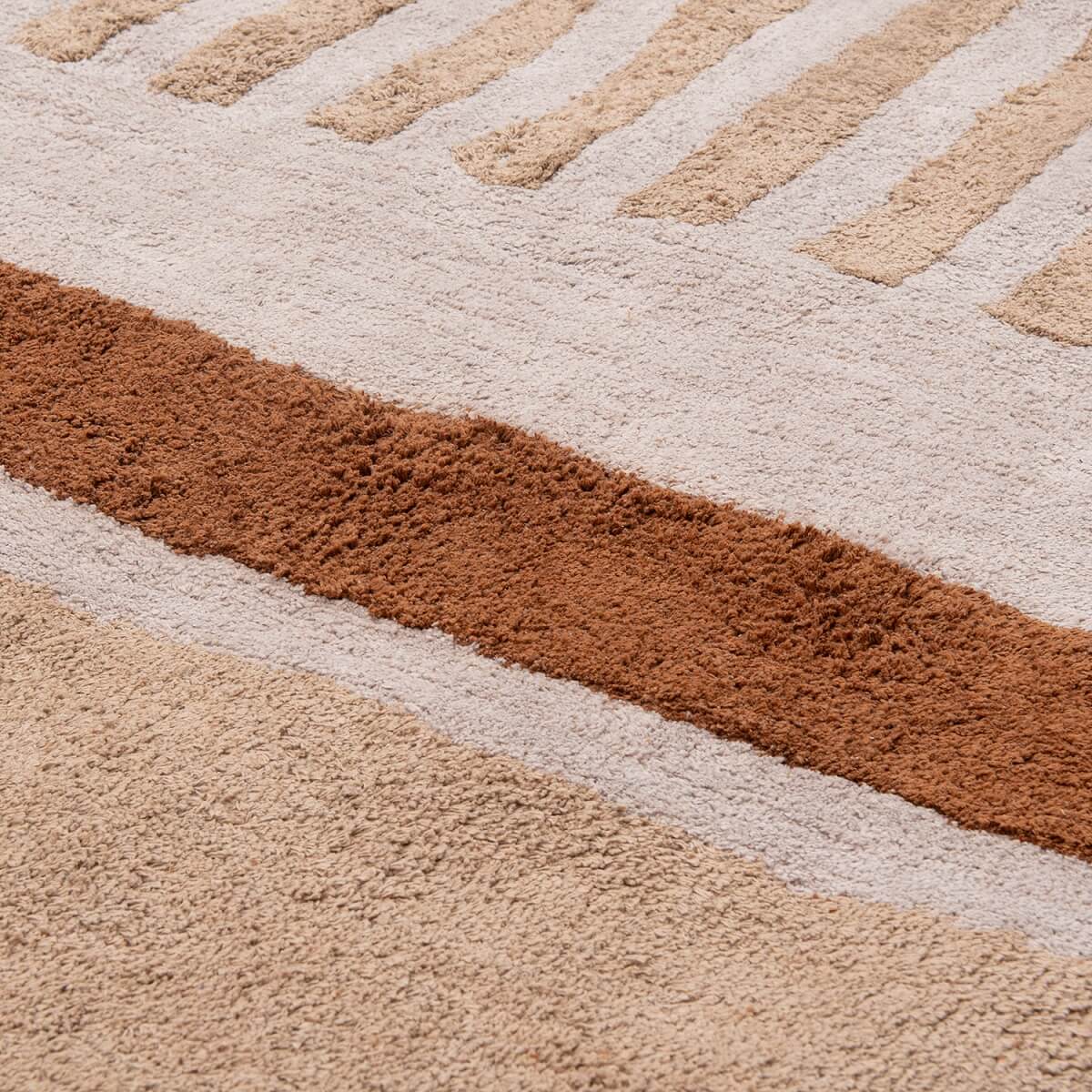 Ковер Tkano из хлопка с рисунком Tulip garden бежевого цвета из коллекции Terra, 200х300 см TK22-DR0006 4