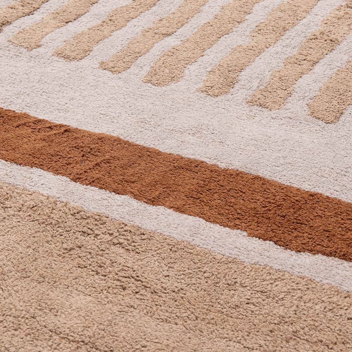 Ковер Tkano из хлопка с рисунком Tulip garden бежевого цвета из коллекции Terra, 160х230 см TK22-DR0005 4