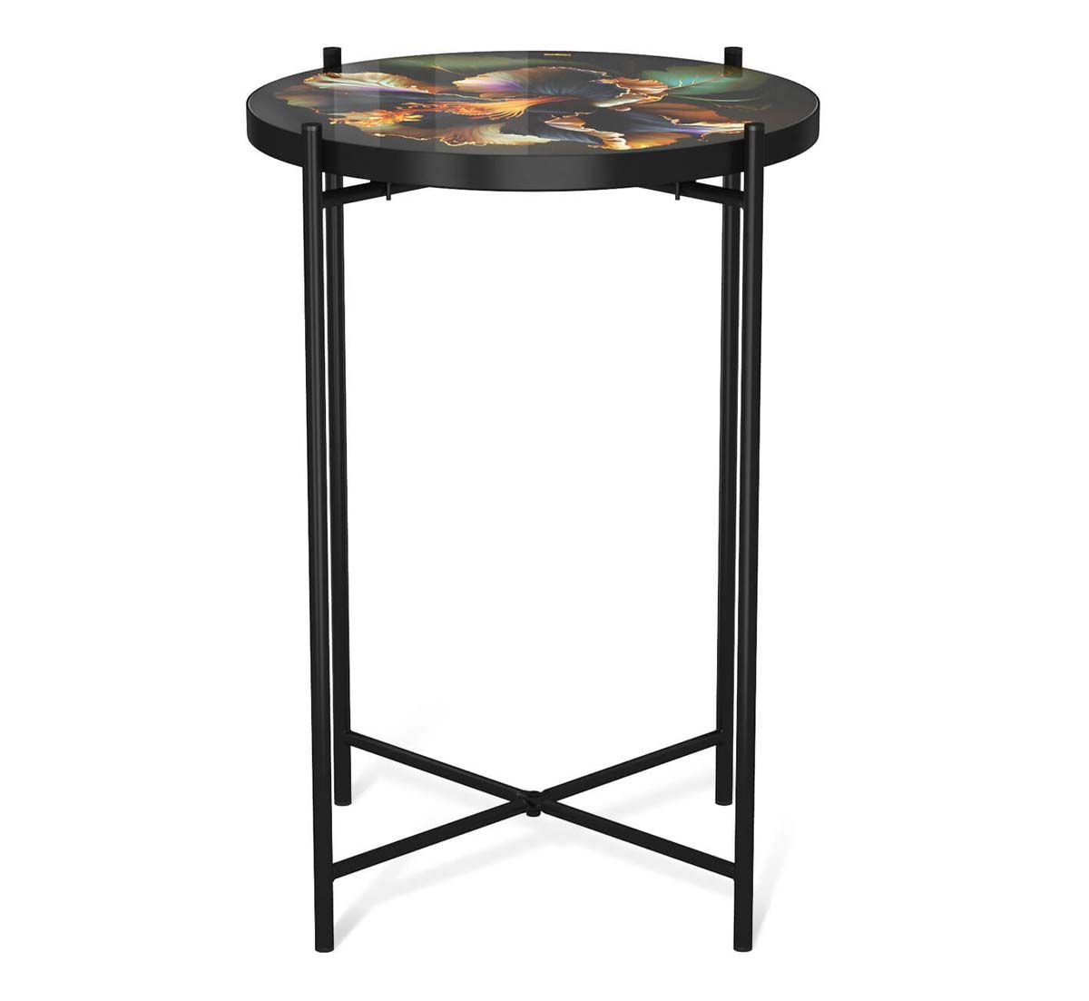 Журнальный стол Sheffilton SHT-CT8-3 ночной цветок/черный муар 5093730109 2