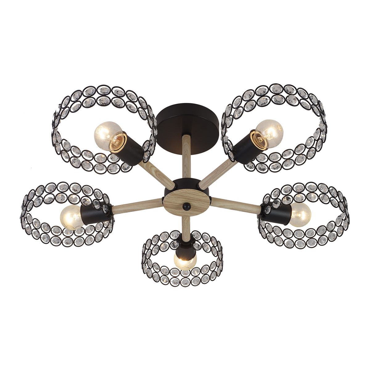 Потолочная люстра Escada Banjo 679/5P Black 4