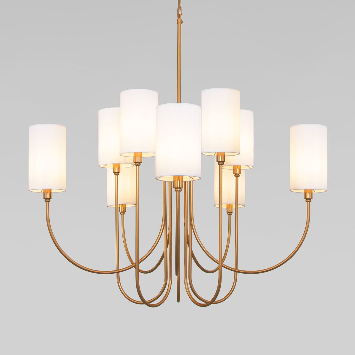 Подвесная люстра Eurosvet Abbey 60164/10 латунь 3