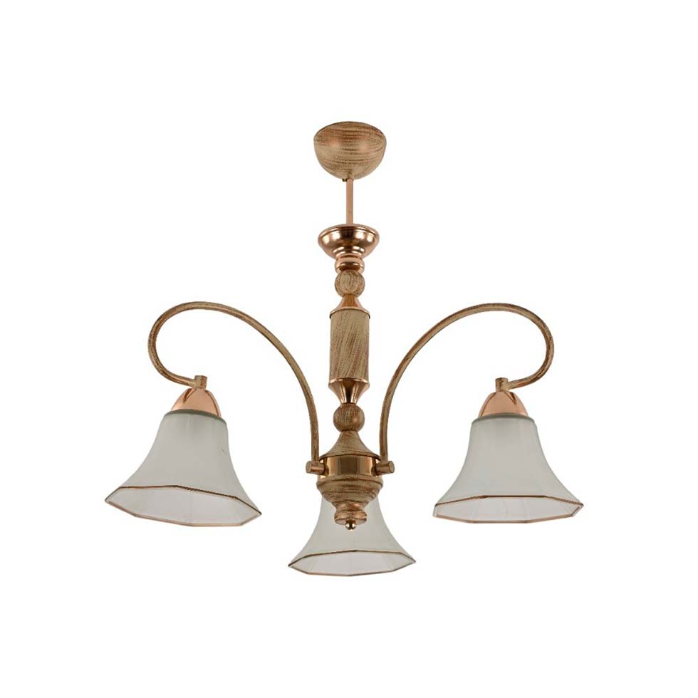 Подвесная люстра ЭкономСвет 13140/3WG+FGD WT