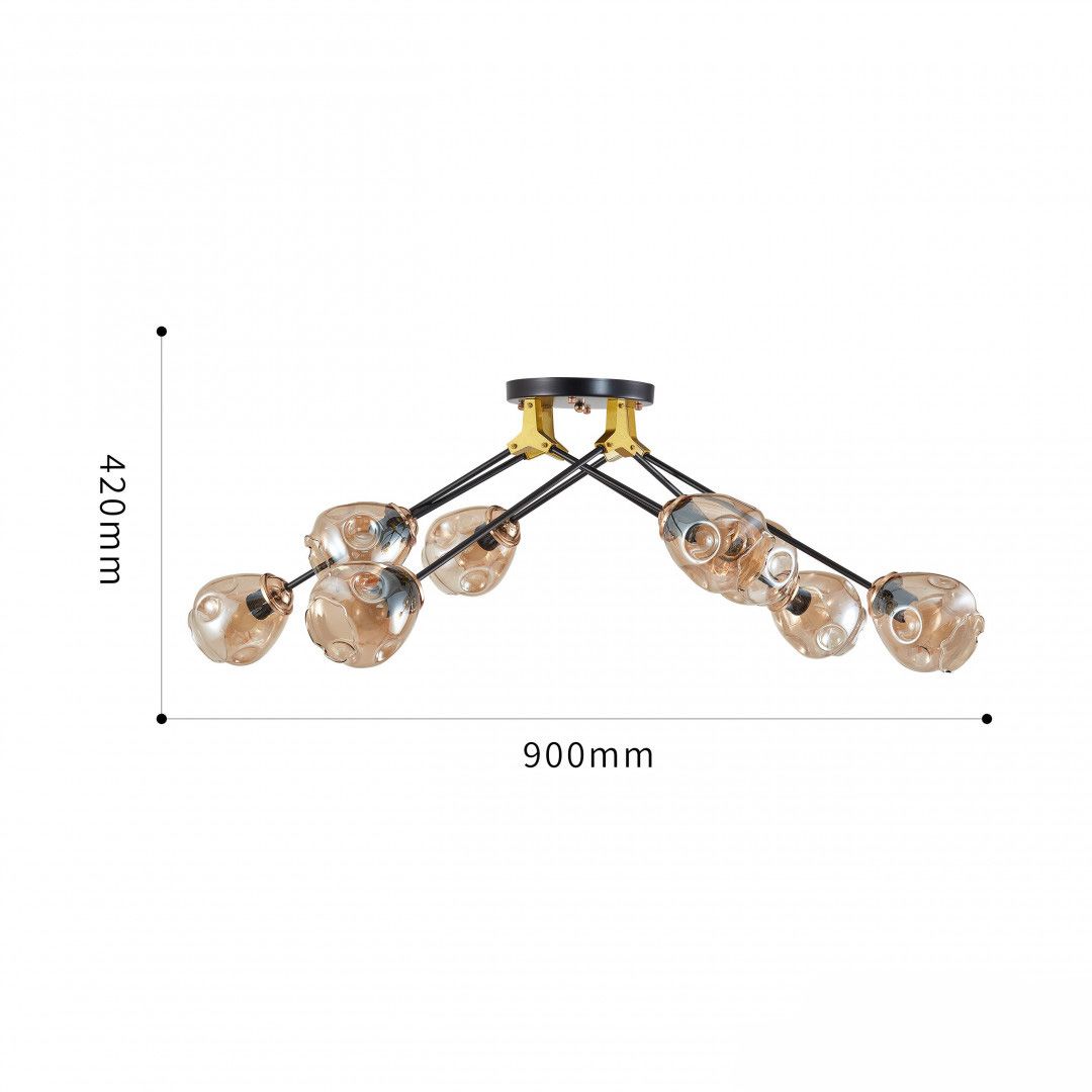 Потолочная люстра Arte Milano Amalfi 252588/8 Br 1