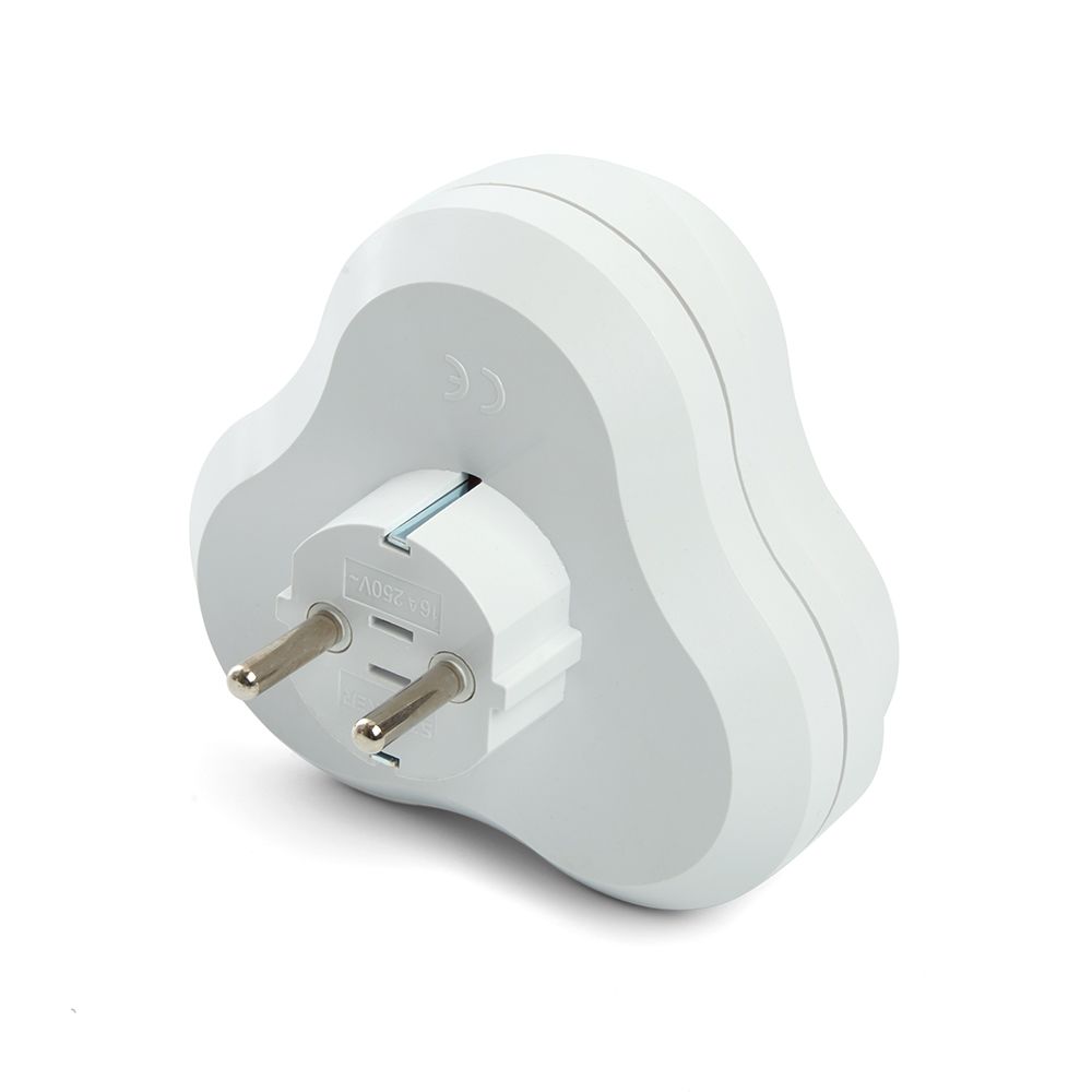 Разветвитель сетевой Stekker 3гн с/з ADP16-23-21 49165 2