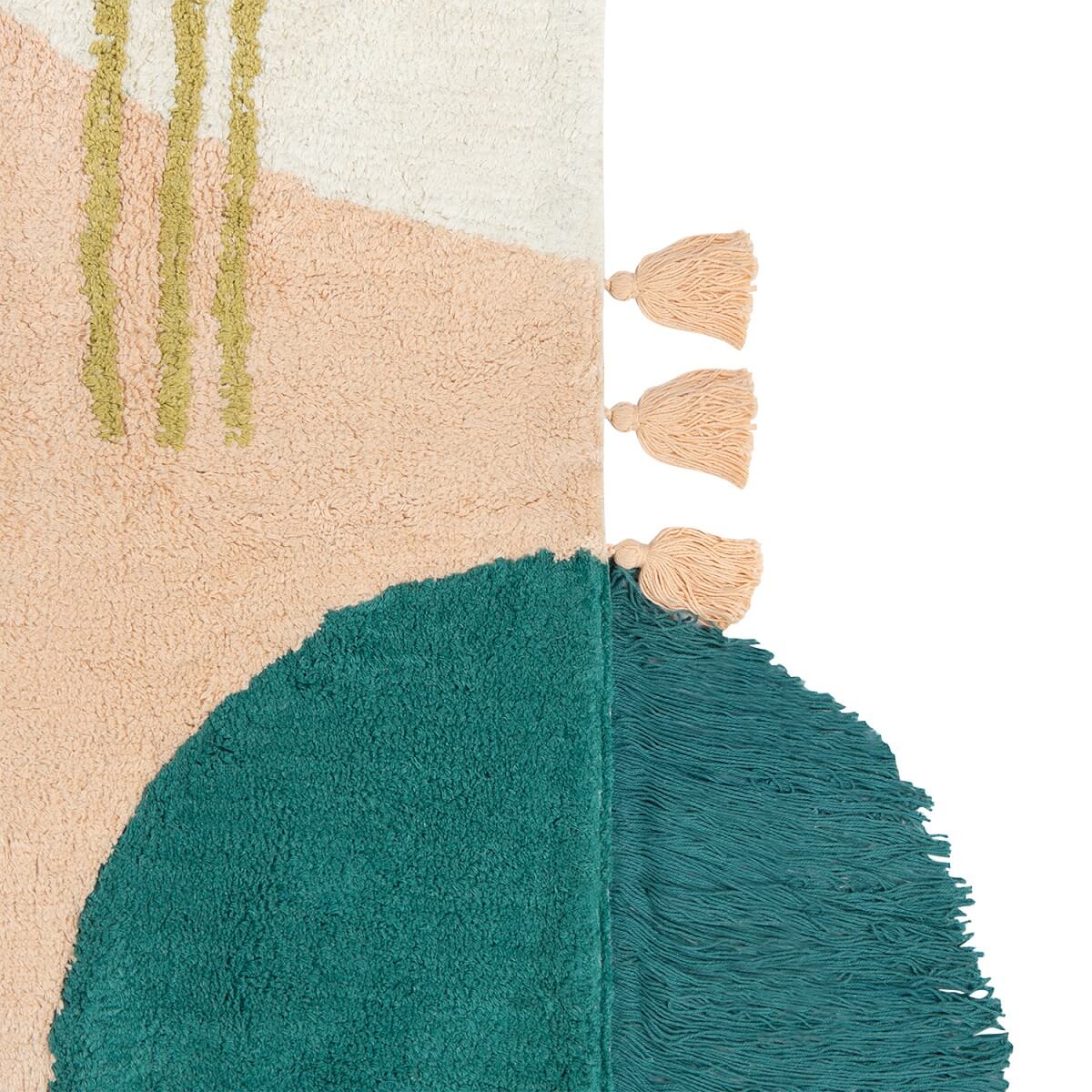 Ковер Tkano из хлопка с геометрическим принтом, бахромой и кисточками из коллекции Ethnic, 200х300 см TK20-DR0005 3