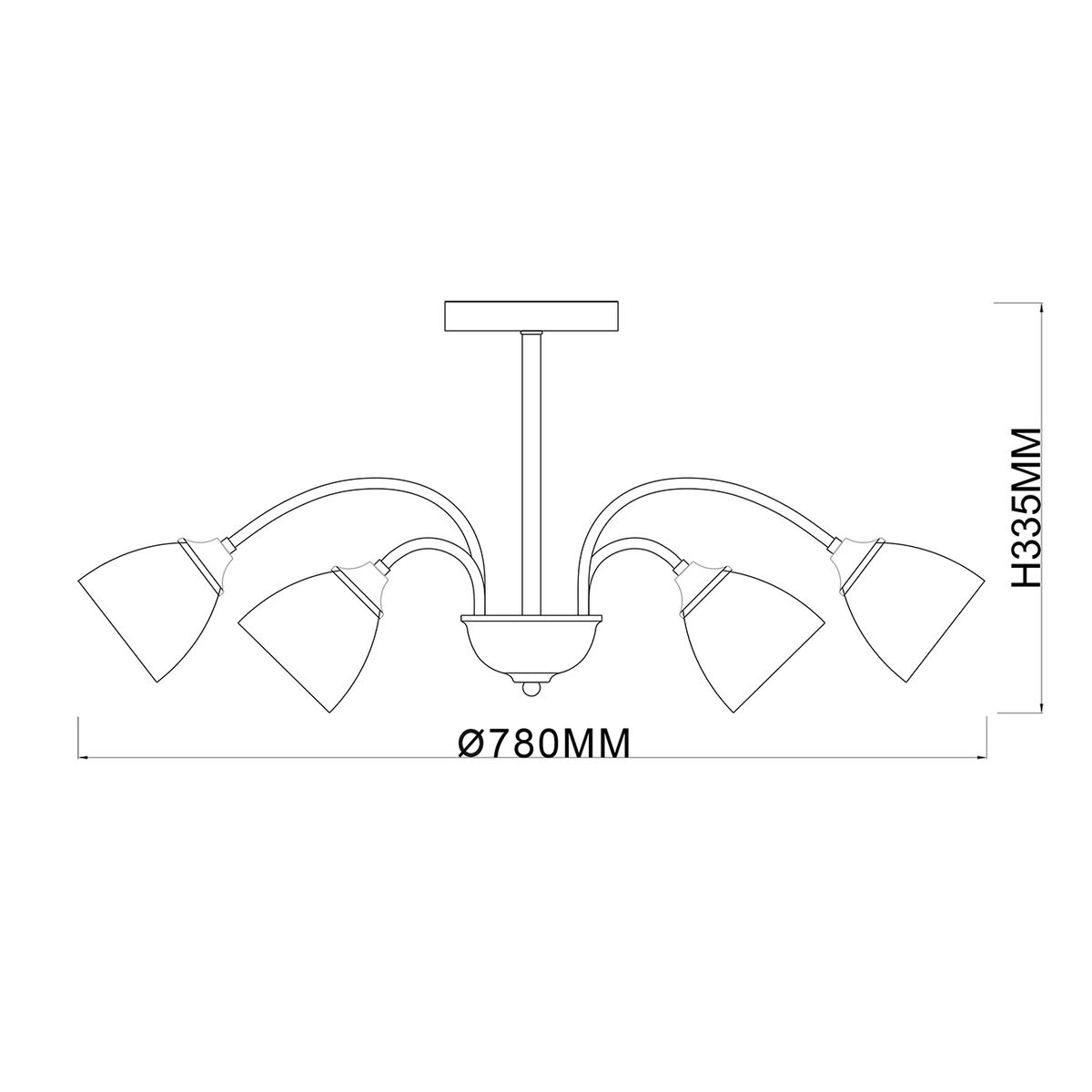 Потолочная люстра Escada Bouquet 1148/9P 1
