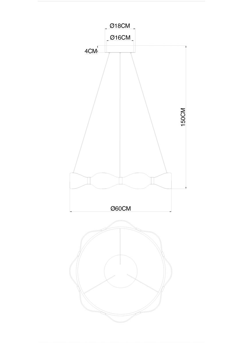 Подвесной светодиодный светильник Arte Lamp Grace A1868SP-1PB 1
