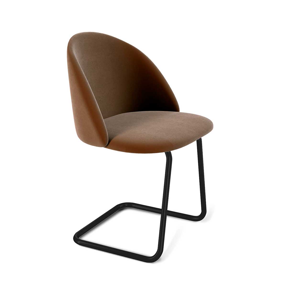 Стул Sheffilton SHT-ST35/S45-1 кофейный ликер/черный муар 1034296601