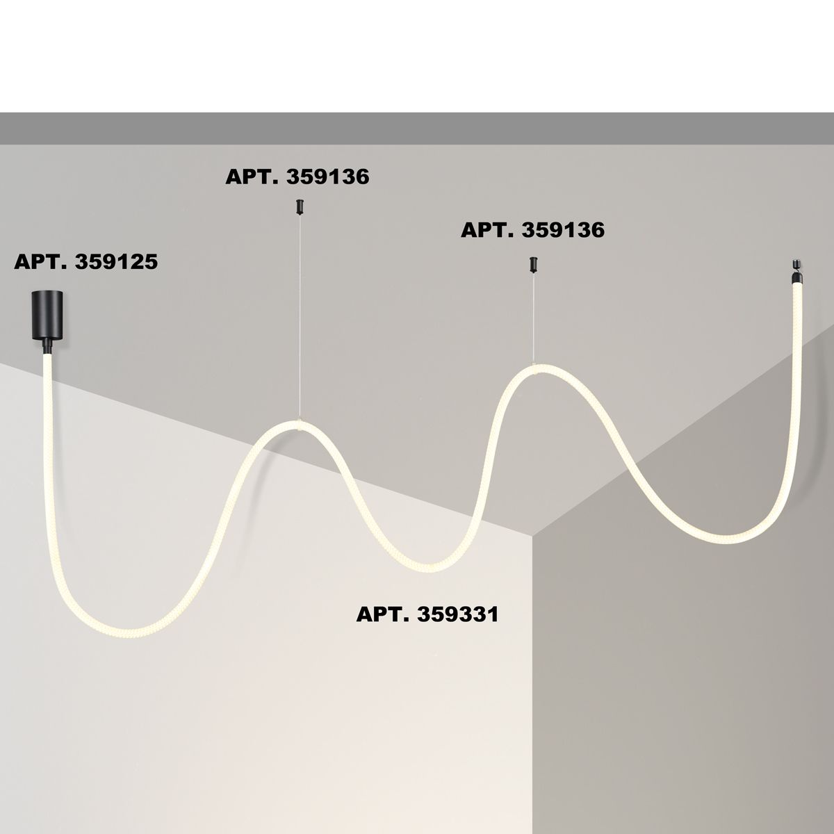 Подвесной светодиодный светильник Novotech Ramo Konst 359331 4