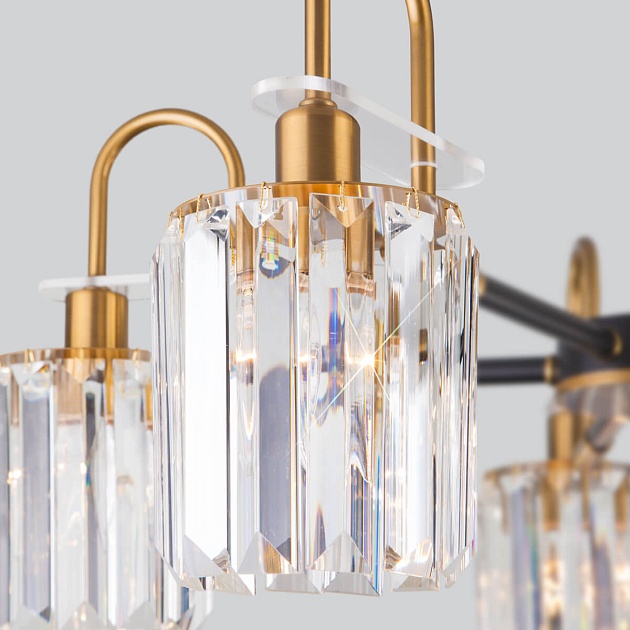 Потолочная люстра Eurosvet Tenia 70090/8 черный Фото № 4