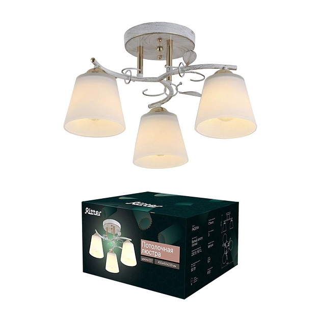 Потолочная люстра Ritter Padova 52511 0 изображение 2 Потолочная люстра Ritter Padova 52511 0 Фото № 2