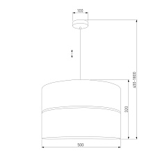 Подвесной светильник TK Lighting 534 Hilton 1