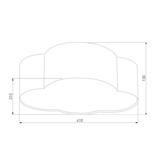 Потолочный светильник TK Lighting 4230 Cloud Фото № 2