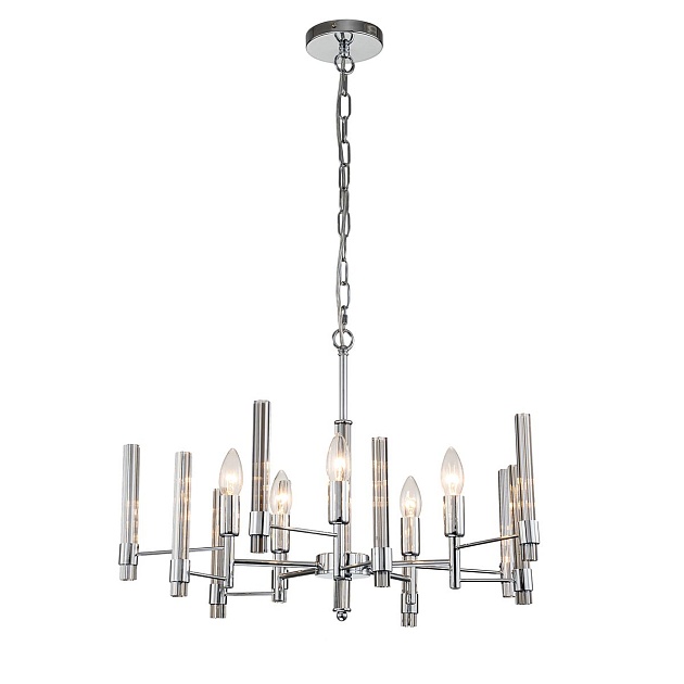 Подвесная люстра Indigo Favara 11040/5P Chrome V000457 изображение Подвесная люстра Indigo Favara 11040/5P Chrome V000457 Фото №