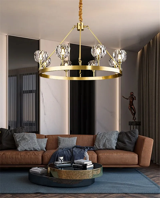 Подвесная люстра Romatti Kobo Denolia Circle 0115-8 Фото № 2