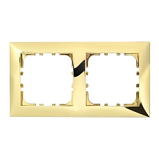 Рамка LK Studio 2-постовая (золото) LK60 864216-1