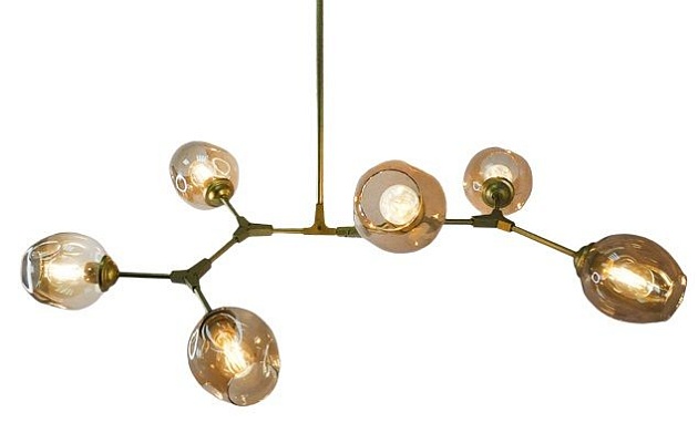 Подвесная люстра Elvan LU-113/6-Е27-Gl Фото № 6