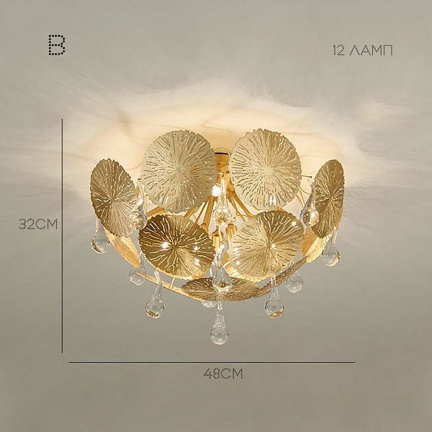 Потолочная люстра Imperium Loft Inca 203836-26 Фото № 