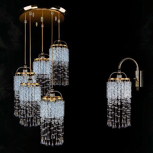 Подвесная люстра Artglass Small Game 01-05 CE Фото № 3