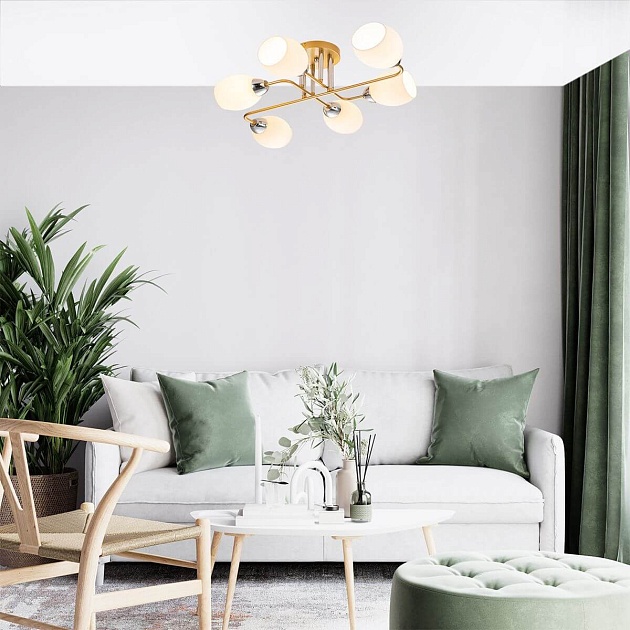 Потолочная люстра Escada Hope 1132/6P Gold Фото № 6