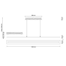 Подвесной светодиодный светильник Lucia Tucci Modena 168.1 LED 1