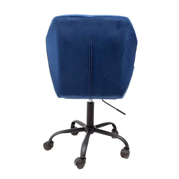 Поворотное кресло AksHome Yukon темно-синий, велюр 81485 Фото № 7