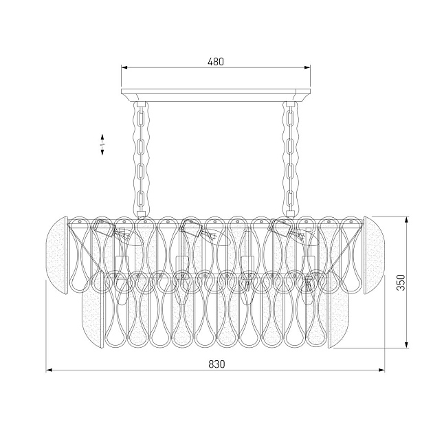 Подвесная люстра Bogates Callas 365/10 Фото № 2