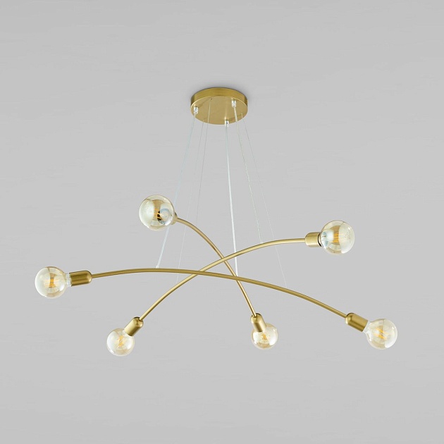 Подвесная люстра TK Lighting 2728 Helix Gold Фото № 