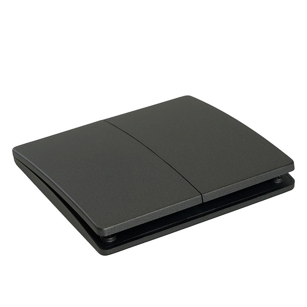 Выключатель двухклавишный беспроводной Feron Smart графит TM92 51024 Фото № 6