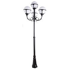 Садово-парковый светильник Arte Lamp Monaco A1497PA-4BK