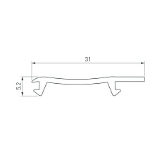 Рассеиватель Arlight Stretch-S-30-Wall-Side-100M 045388 1