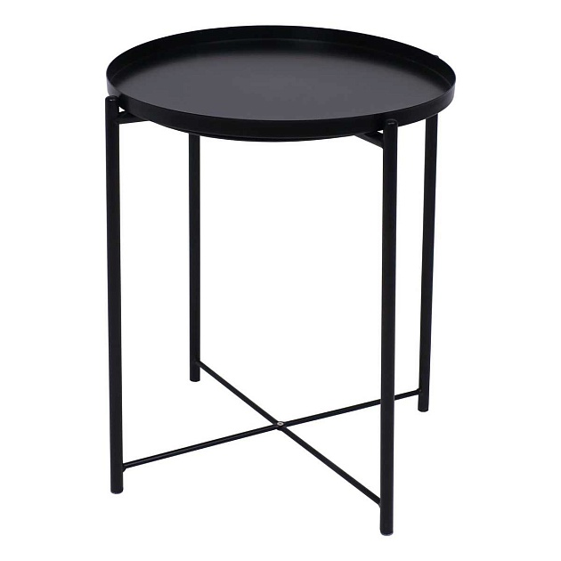 Журнальный стол AksHome Trick черный, d 420*520 91082 изображение Журнальный стол AksHome Trick черный, d 420*520 91082 Фото №